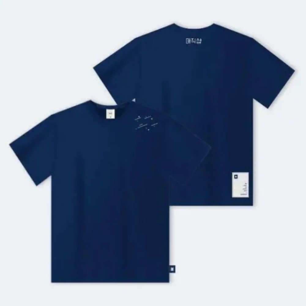 BTS Magic Shop 5th Muster 2019 Fan Meeting Official Merch T Shirt in Navy Size M